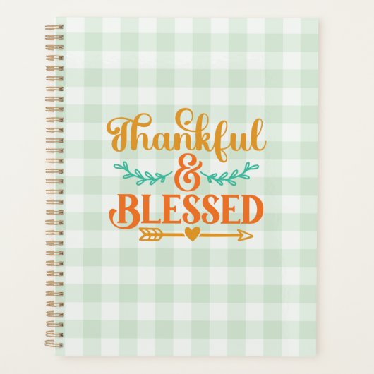 Thankful en Blessed Planner (Voorkant)