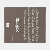 Thankful Fleece Blanket Deken (Voorkant (Horizontaal))