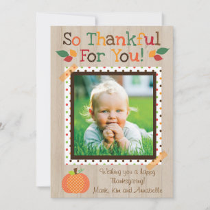 Thankful For You - Fall / Thanksgiving Card Feestdagenkaart