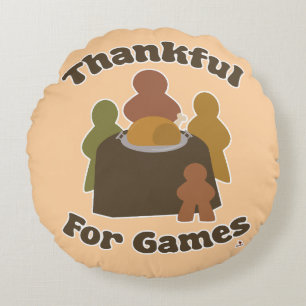 Thankful Games Thanksgiving Boardgame Leven Rond Kussen