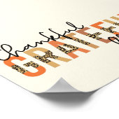 Thankful Grateful Blessed Cheetah Print Typografie (Hoek)