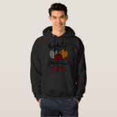 Thankful Grateful Blessed Daddy Autumn Fall Pumpki Hoodie (Voorkant volledig)