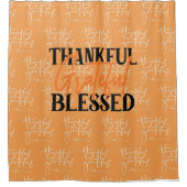 Thankful, Grateful, Blessed Douchegordijn (Voorkant)