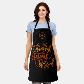 Thankful Grateful Blessed Gratitude Script Black Schort (Gedragen)