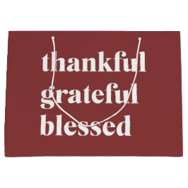 Thankful Grateful Blessed Groot Cadeauzakje