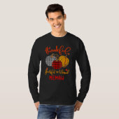 Thankful Grateful Blessed Memaw Autumn Fall Pumpki T-shirt (Voorkant volledig)