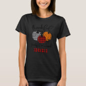 Thankful Grateful Blessed Moma Autumn Fall Pumpkin T-shirt (Voorkant)