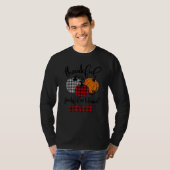 Thankful Grateful Blessed Nonnie Autumn Fall Pumpk T-shirt (Voorkant volledig)