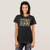 Thankful Grateful Blessed Paraprofessional Fall Th T-shirt (Voorkant volledig)