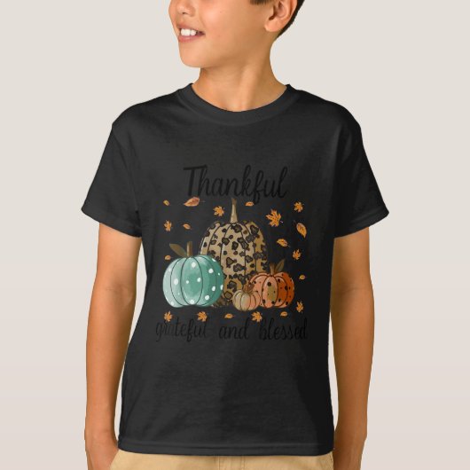 Thankful Grateful Blessed Shirt For Women Funny Ch (Voorkant)