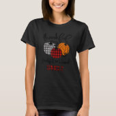 Thankful Grateful Blessed Uncle Autumn Fall Pumpki T-shirt (Voorkant)