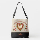 Thankful Heart Pesonalized Canvas tas (Achterkant)
