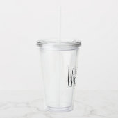 Thankful Insulated Tumbler Acryl Drinkbeker (Rechts)