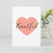 Thankful  kaart (Staand voorkant)