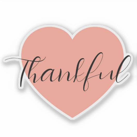 thankful laptop sticker (Devant)