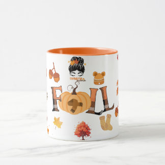 Thankful Mama Fall Mug – Cozy Autumn Pumpkin & Lea Mok