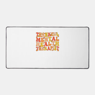 Thankful Mental Health Therapist Thanksgiving Bureaumat