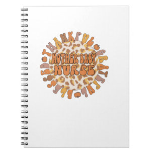Thankful Moeder Baby Verpleegse Thanksgiving Postp Notitieboek