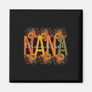 Thankful Nana Grandmoeder Thanksgiving Nana Grandm Magneet