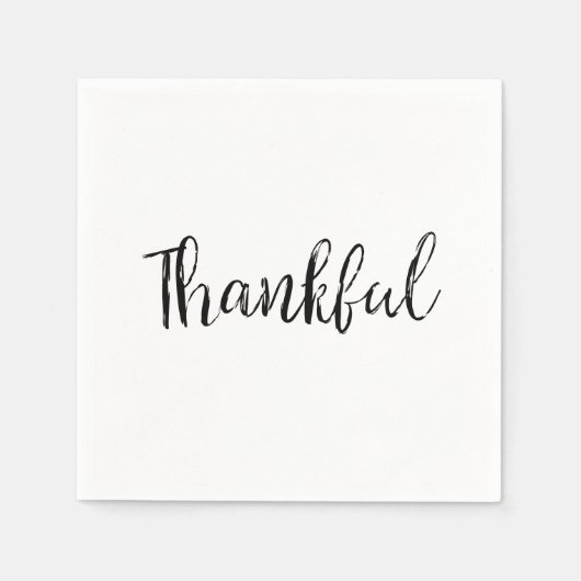 Thankful Paper Napkins Servetten (Voorkant)