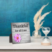 Thankful Plaque Fotoplaat (Insitu)