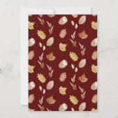 Thankful Script Thanksgiving 3 Photo Collage Card Bedankkaart (Achterkant)