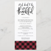 Thankful Season | Rustige Thanksgiving Menu (Voorkant)