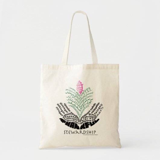 Thankful Stewardship Tote Bag - version 2 (Devant)