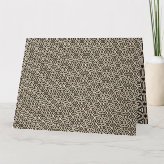 Thankful Tiger met glimlach en heldere ogen Bedankkaart (Achterkant)