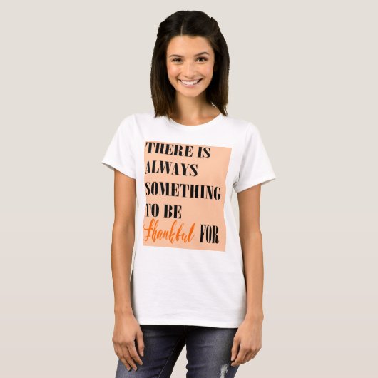 Thankful Tshirt (Voorkant volledig)