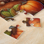 Thankgiving Turquie Puzzle (Côté)