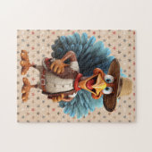 Thankgiving Western Turkey Puzzle (Horizontal)