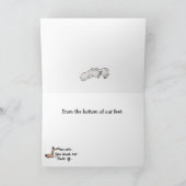 Thankle vous carte de remerciements (Intérieur)