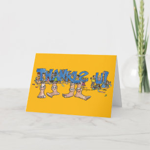 Thankle vous carte de remerciements