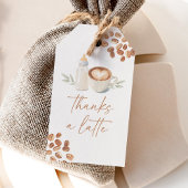 Thanks a Latte Coffee Baby Shower Cadeaulabel
