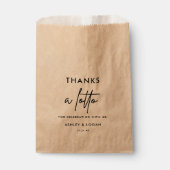 Thanks A Lotto Trouwkraskaarten Bedankzakje (Voorkant)