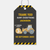 Thanks for Building Memories – Construction Party  Cadeaulabel (Voorkant)