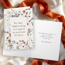 Thanks for Loving Me Anyway Mother's Day Kaart