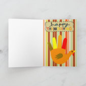 Thanksging Wenskaart Feestdagen Kaart (Binnen)