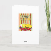 Thanksging Wenskaart Feestdagen Kaart (Achterkant)