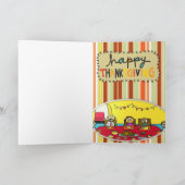 Thanksging Wenskaart Feestdagen Kaart (Binnen)