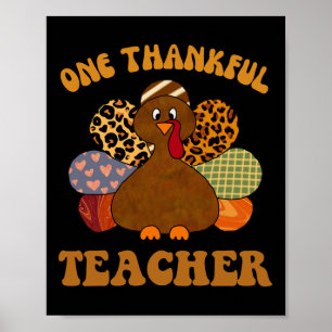 thanksgivi , leraar herfst voor vrouwen poster
