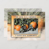Thanksgiving 1 feestdagenkaart (Voorkant / Achterkant)