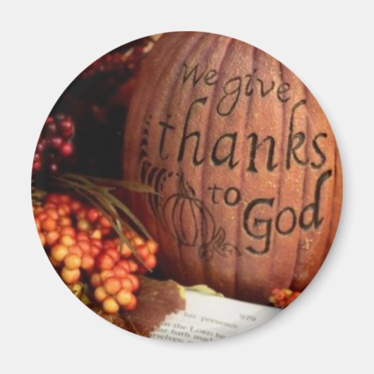 Thanksgiving 2012 Magneet (Voorkant)
