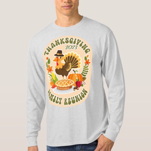 Thanksgiving 2023 Gezinshereniging T-shirt (Voorkant)