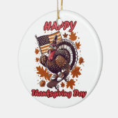 Thanksgiving 2023 keramisch ornament (Links)