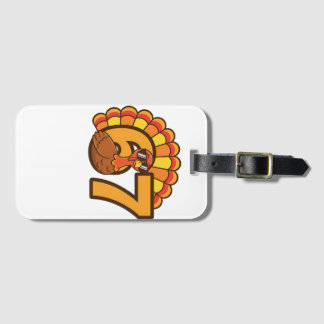 Thanksgiving 67  Retro  Vibes Bagagelabel