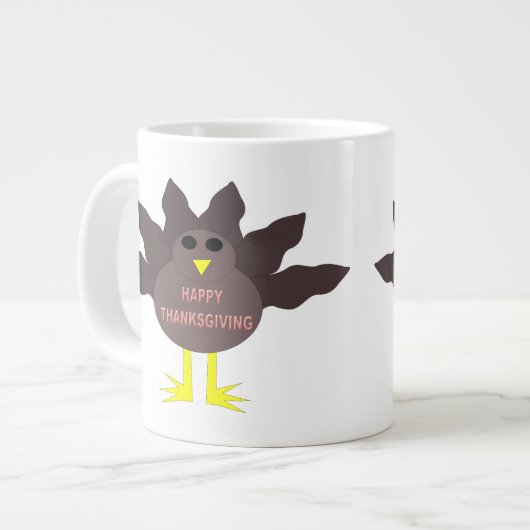 Thanksgiving a attrapé la turquie Mug (Devant gauche)