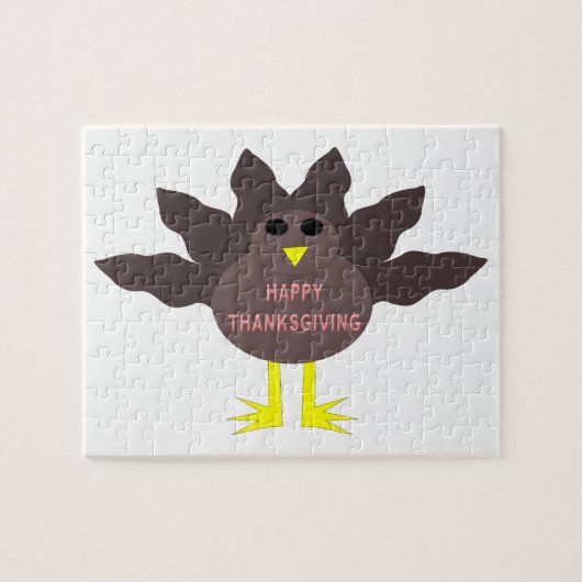 Thanksgiving A Plu Turquie Puzzle (Horizontal)