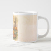 Thanksgiving, A time to Reflect and Be Thankful Extra Grote Beker (Rechts)